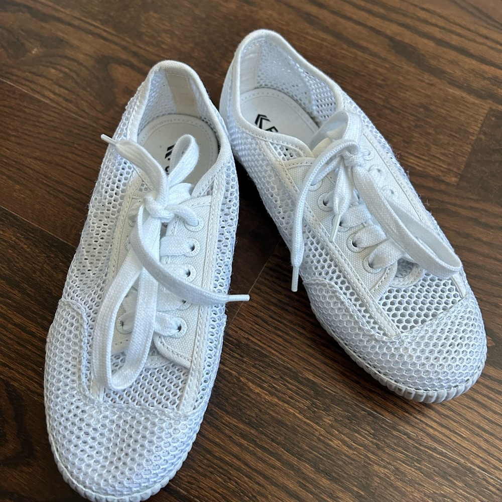 Feiyue Kids White Mesh Sneakers